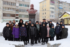 В п. Корфовский открыли памятник генерал-губернатору Андрею Николаевичу Корфу
