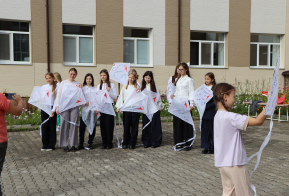 Краевая акция «Полёт Первых» по запуску  воздушных змеев, в рамках фестиваля  «Движение Первых» состоялась в Хабаровском районе